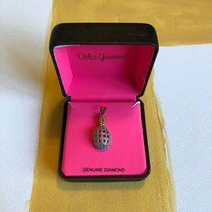 Diamond Pineapple Charm